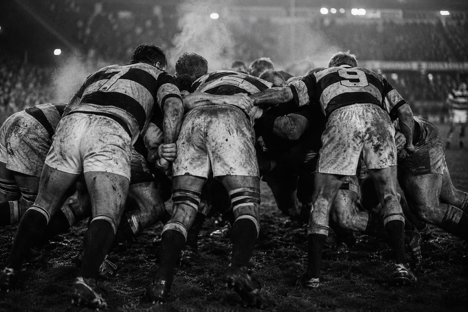 Terrain de rugby — Ils jouent collectif avec nous